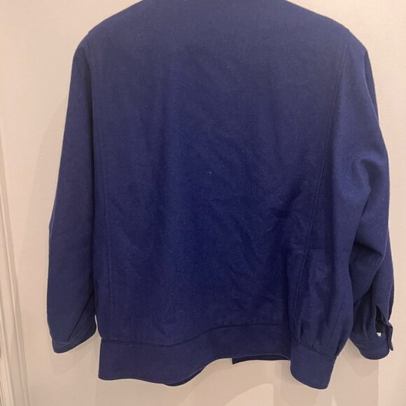 - Vintage jacket size purle/bleu size 42 brand Eric alexandre - Picture 7 of 8